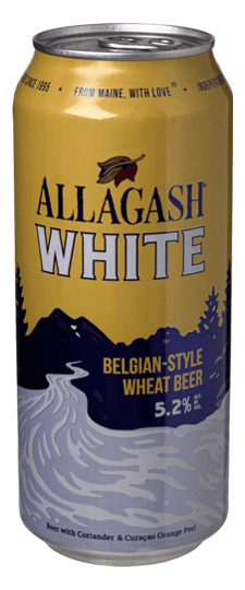 Allagash Brewing "White" Belgian-Style Witbier, Maine (16oz can)