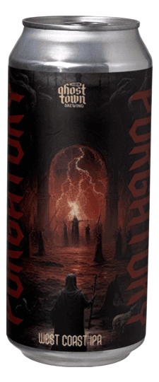 Ghost Town Brewing "Purgatory" West-Coast IPA, California (16oz cans)