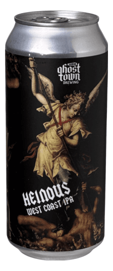 Ghost Town Brewing "Heinous" West-Coast IPA, California (16oz cans)