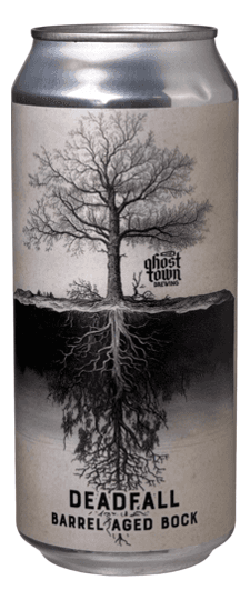 Ghost Town Brewing "Deadfall" Barrel-Aged Bock, California (16 oz. can)
