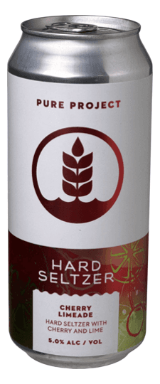 Pure Project "Cherry Limeade" Hard Seltzer, California (16 oz. can)