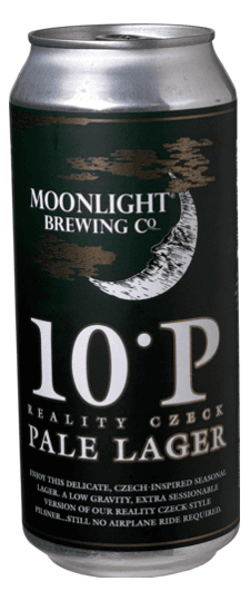 Moonlight Brewing Co. "10 P" Special Czeck Pale Lager, California (16oz can)