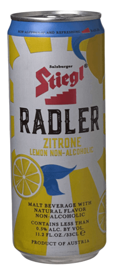Stiegl Brauerei "Citrone" Non-Alcoholic Radler, Austria (11.2oz Cans)