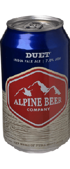 Alpine Beer Company "Duet" IPA, California (12oz can)