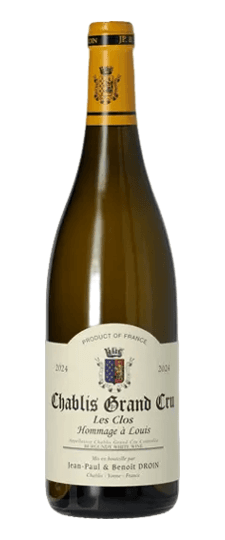 2024 Domaine Jean-Paul & Benoît Droin Chablis Grand Cru "Les Clos Hommage a Louis"