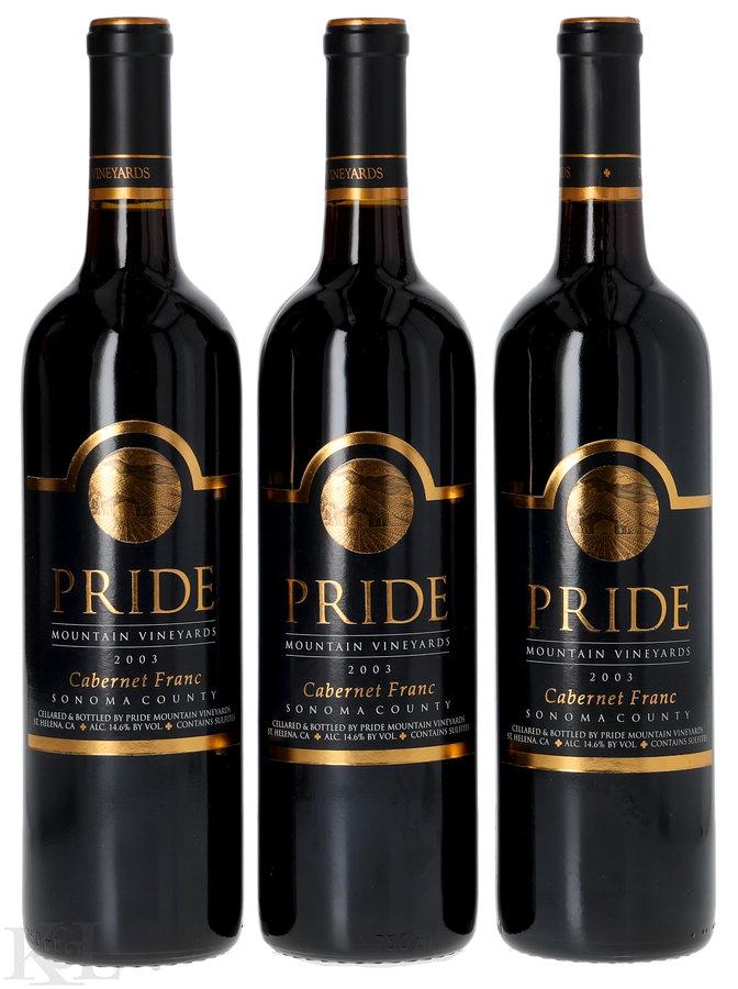 2003 Pride Mountain Sonoma County Cabernet Franc