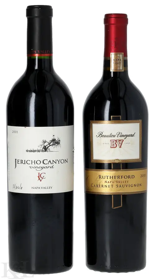 Beaulieu Vineyard Cabernet Sauvignon & Jericho Canyon Bordeaux Blend Horizontal