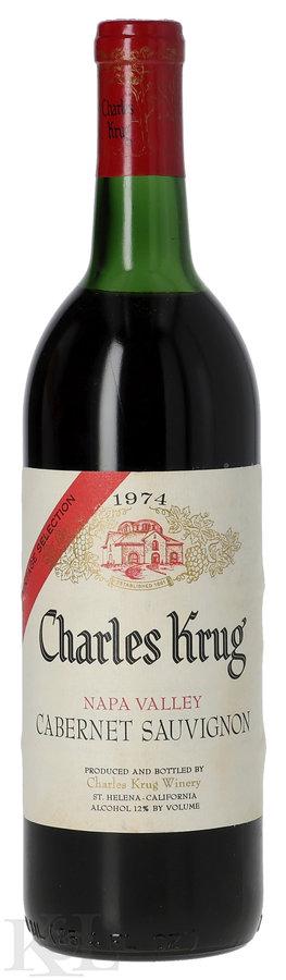 1974 Charles Krug "Vintage Selection" Napa Valley Cabernet Sauvignon