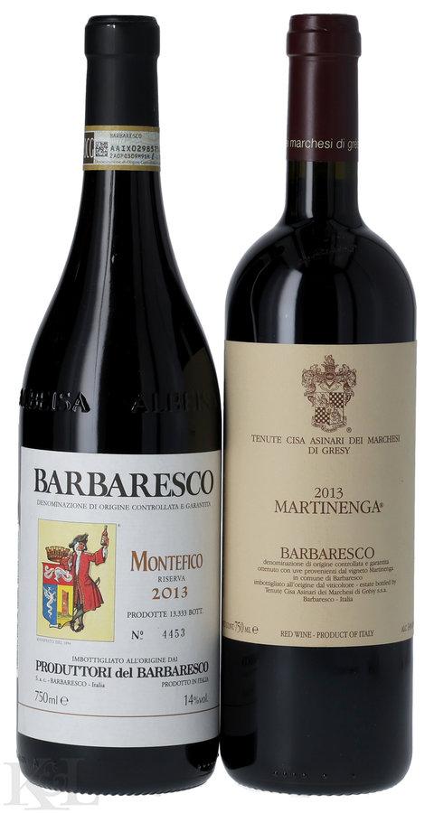 2013 Marchesi di Grésy "Martinenga" Barbaresco & Produttori del Barbaresco "Montefico" Barbaresco Riserva Horizontal