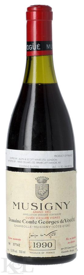 1990 Domaine Comte de Vogüé Musigny Grand Cru Vieilles Vignes