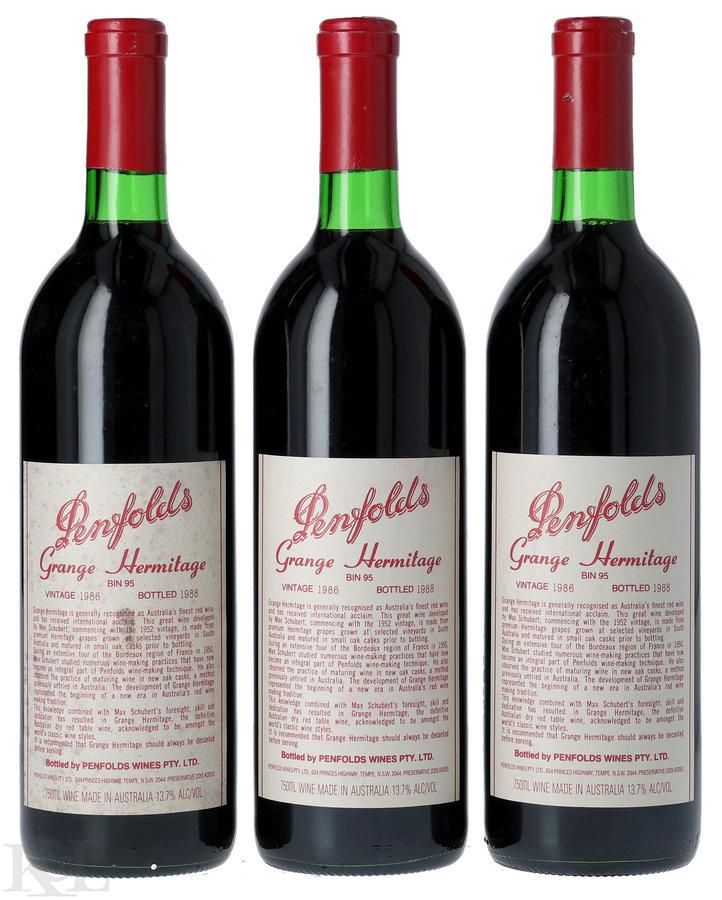 1986 Penfolds "Grange" Shiraz South Australia