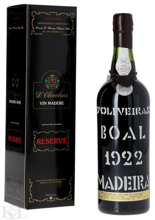 1922 D'Oliveira Boal Madeira Reserva