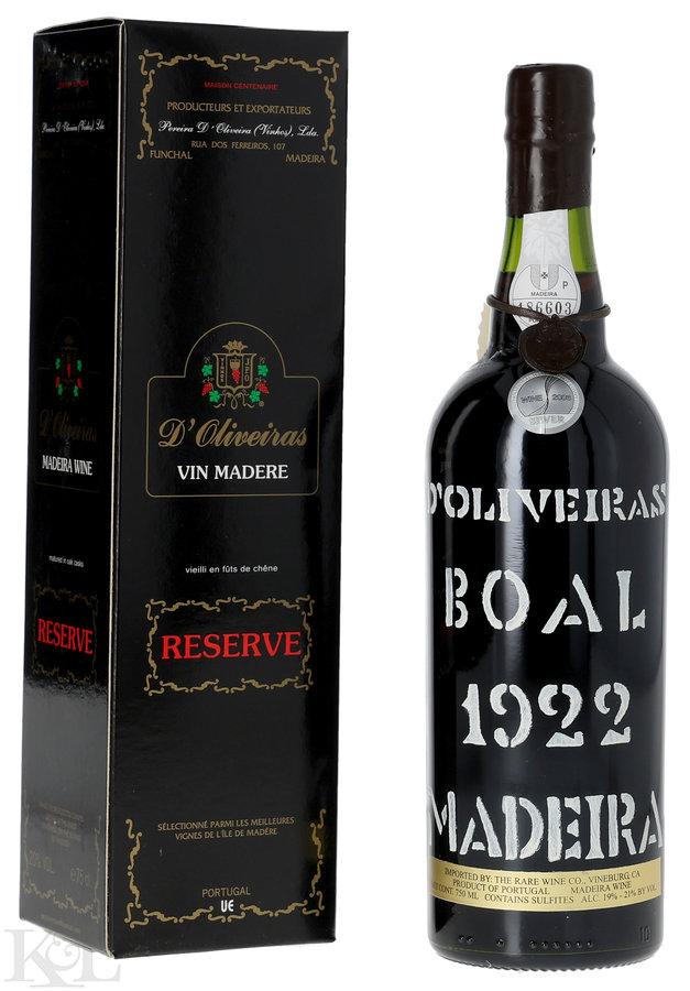 1922 D'Oliveira Boal Madeira Reserva