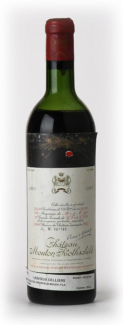 1961 Mouton-Rothschild, Pauillac
