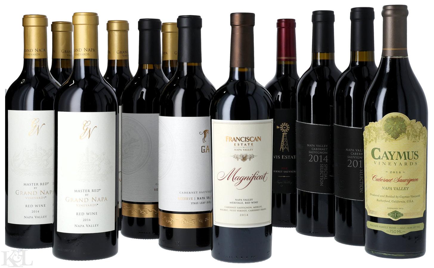 Napa Valley Cabernet Sauvignon, Bordeaux Blend & Red Blend Tasting Lot