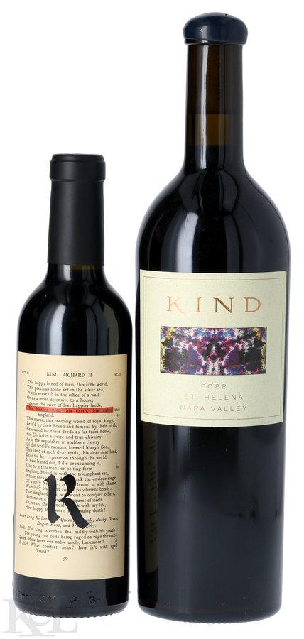 2022 Realm "The Bard" Napa Valley Bordeaux Blend (375ml) & Kind Cellars "Lewelling Ranch Reserve" St. Helena Cabernet Sauvignon Horizontal