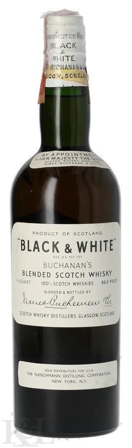 Black & White Buchanan's Blended Scotch Whisky (4/5 Quart)