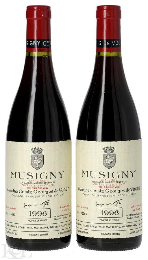 1996 Domaine Comte de Vogüé Musigny Grand Cru Vieilles Vignes