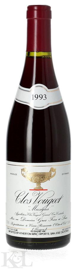 1993 Domaine Gros Frère et Sœur Clos Vougeot Grand Cru "Musigni"
