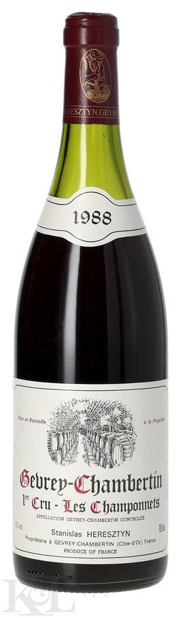 1988 Domaine Heresztyn Gevrey-Chambertin 1er Cru "Champonnets"