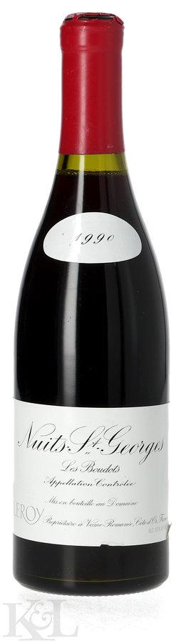 1990 Domaine Leroy Nuits-St-Georges 1er Cru "Les Boudots"