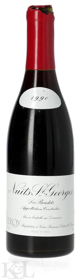 1990 Domaine Leroy Nuits-St-Georges 1er Cru "Les Boudots"