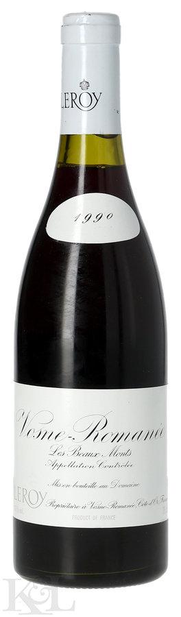 1990 Domaine Leroy Vosne-Romanée 1er Cru "Les Beaux Monts"