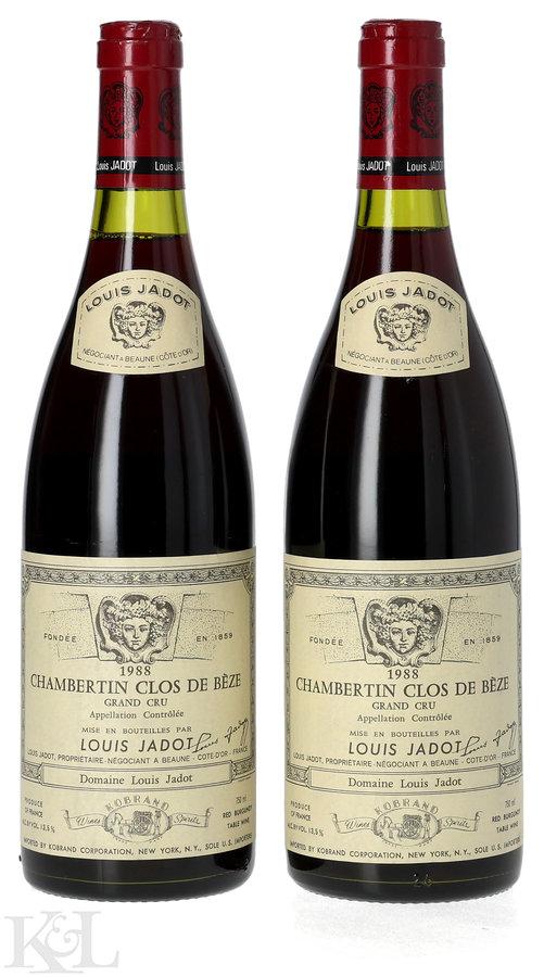1988 Domaine Louis Jadot Chambertin-Clos de Bèze Grand Cru