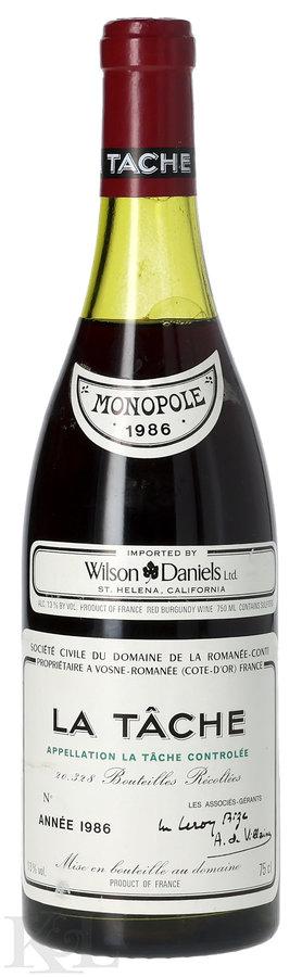 1986 DRC Domaine de la Romanée-Conti La Tâche Grand Cru