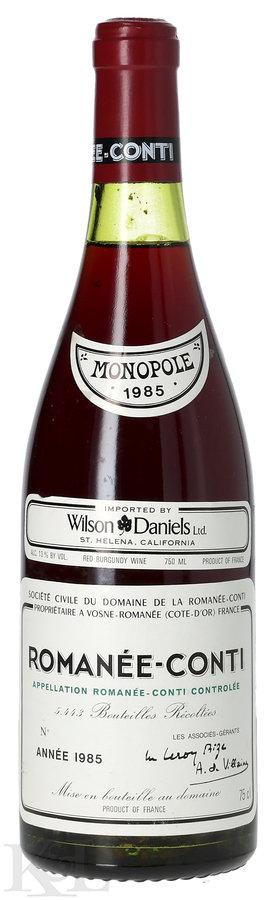 1985 DRC Domaine de la Romanée-Conti Romanée-Conti Grand Cru