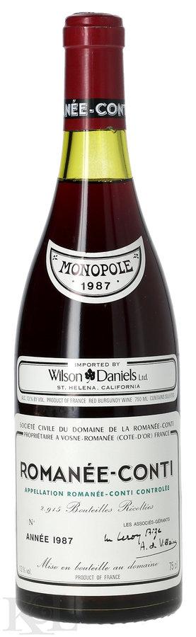 1987 DRC Domaine de la Romanée-Conti Romanée-Conti Grand Cru