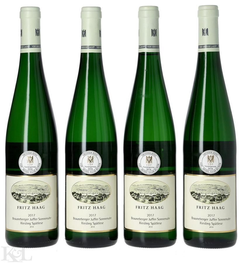 2017 Fritz Haag Brauneberger Juffer-Sonnenuhr Riesling Spätlese Auction #14