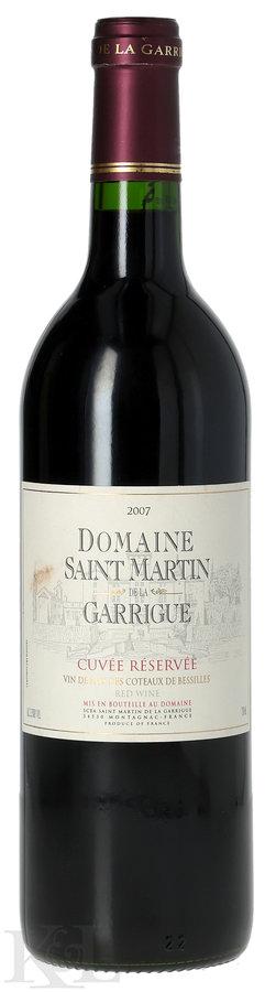 2007 Château St Martin de la Garrigue "Cuvée Resérvée" Coteaux du Languedoc