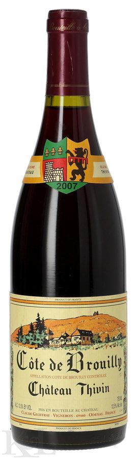 2007 Château Thivin Côte de Brouilly Cru Beaujolais
