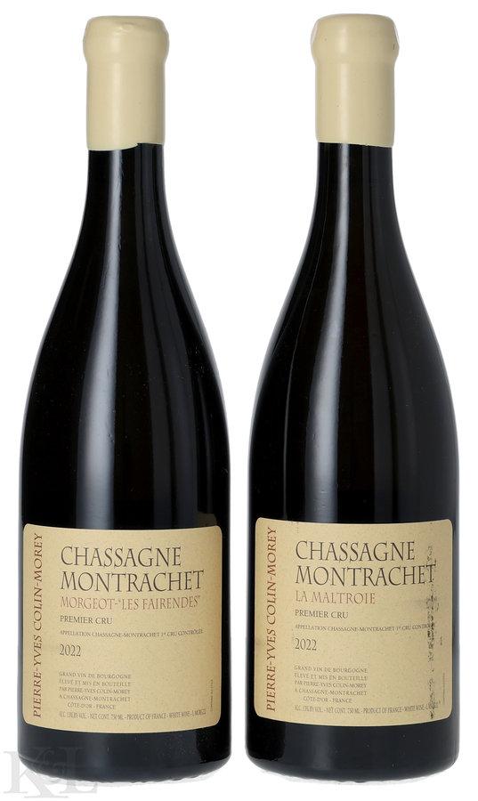 2022 Pierre-Yves Colin-Morey Chassagne Montrachet "Morgeot Fairendes" & "La Maltroie" Horizontal