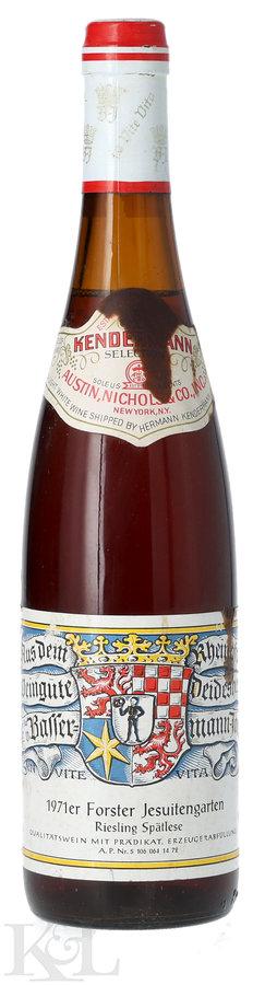 1971 Dr. von Bassermann-Jordan Forster Jesuitengarten Riesling Spätlese