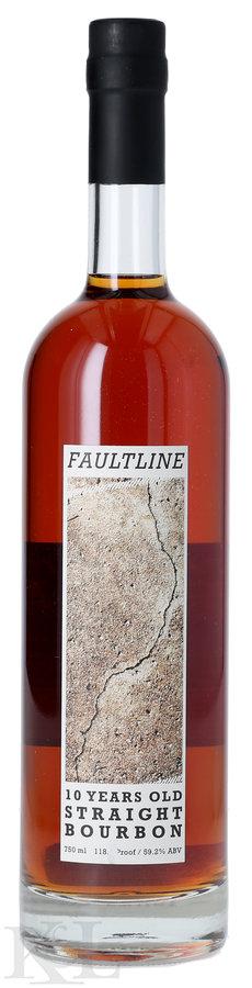 Faultline 10 Year Old Cask Strength Single Barrel "Cask 1" 118.4 Proof Straight Bourbon Whiskey