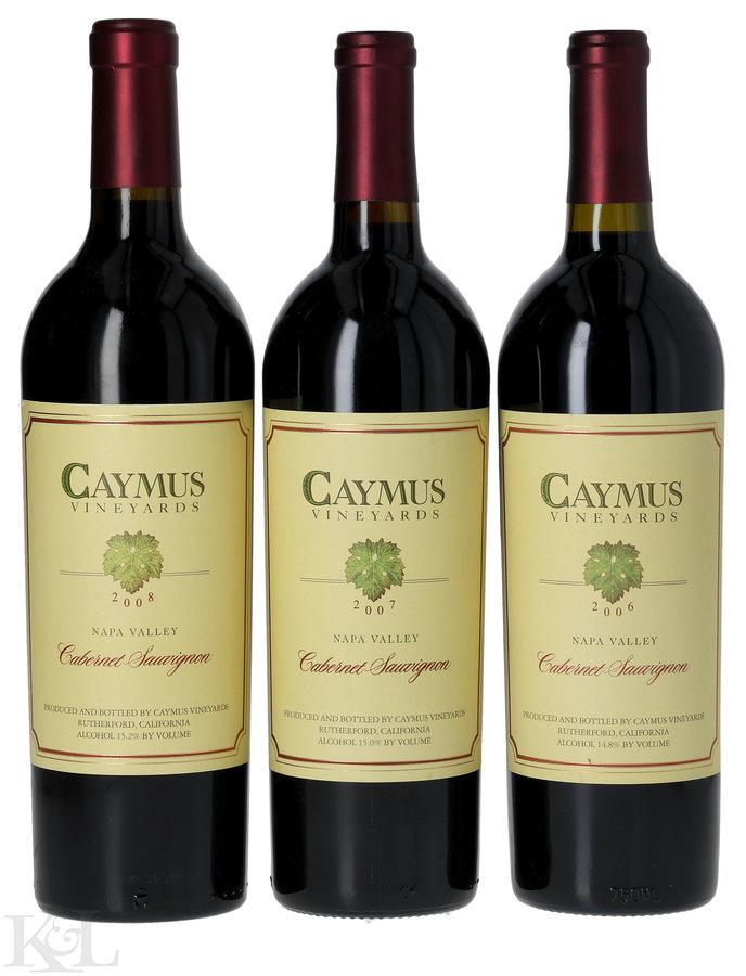 Caymus Napa Valley Cabernet Sauvignon Vertical