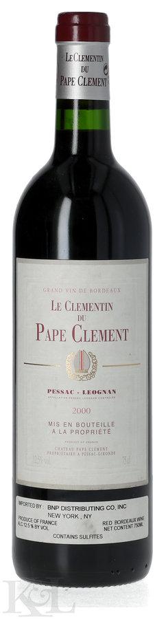 2000 Le Cleméntin du Pape Clément, Pessac-Léognan