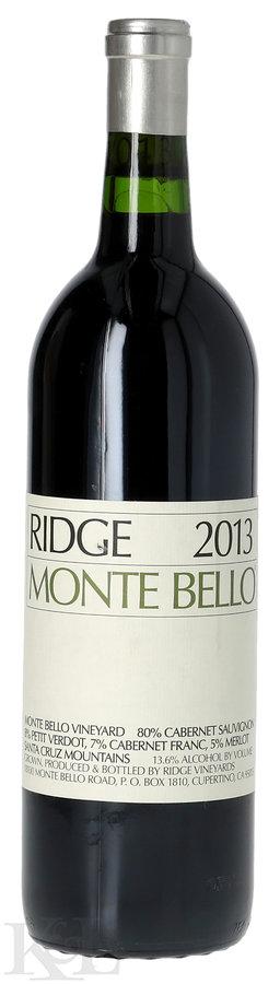 2013 Ridge Vineyards "Monte Bello" Santa Cruz Mountains Cabernet Sauvignon