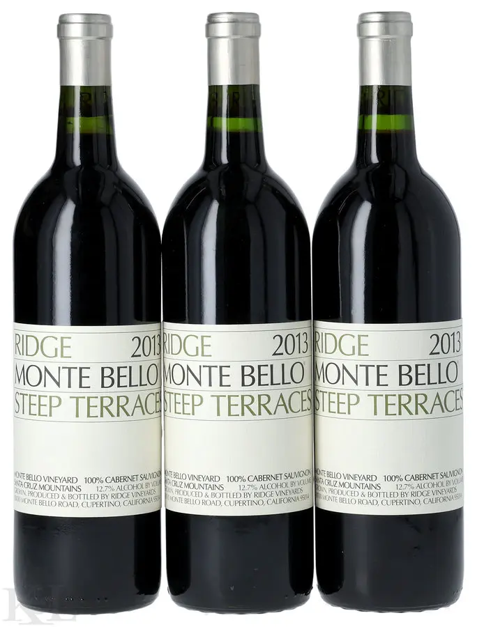 Ridge Vineyards "Monte Bello - Steep Terraces" Santa Cruz Mountains Cabernet Sauvignon