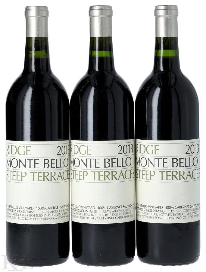2013 Ridge Vineyards "Monte Bello - Steep Terraces" Santa Cruz Mountains Cabernet Sauvignon