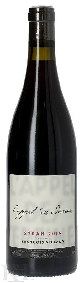 2014 François Villard "l'Appel des Sereines" Syrah Collines Rhodanniens