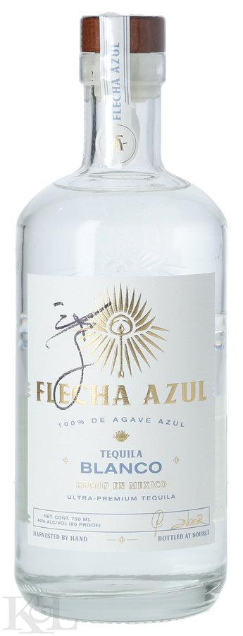 Flecha Azul Blanco Tequila - Signed Bottle