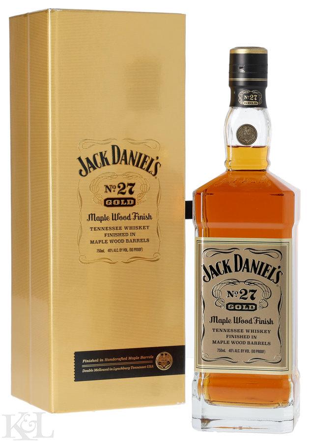 Jack Daniel's "No. 27 Gold - Double Barreled Maple Wood Finish" Straight Tennessee Whiskey