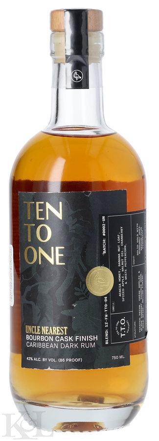 Uncle Nearest "Ten to One: Black History Month Edition" Caribbean Dark Rum