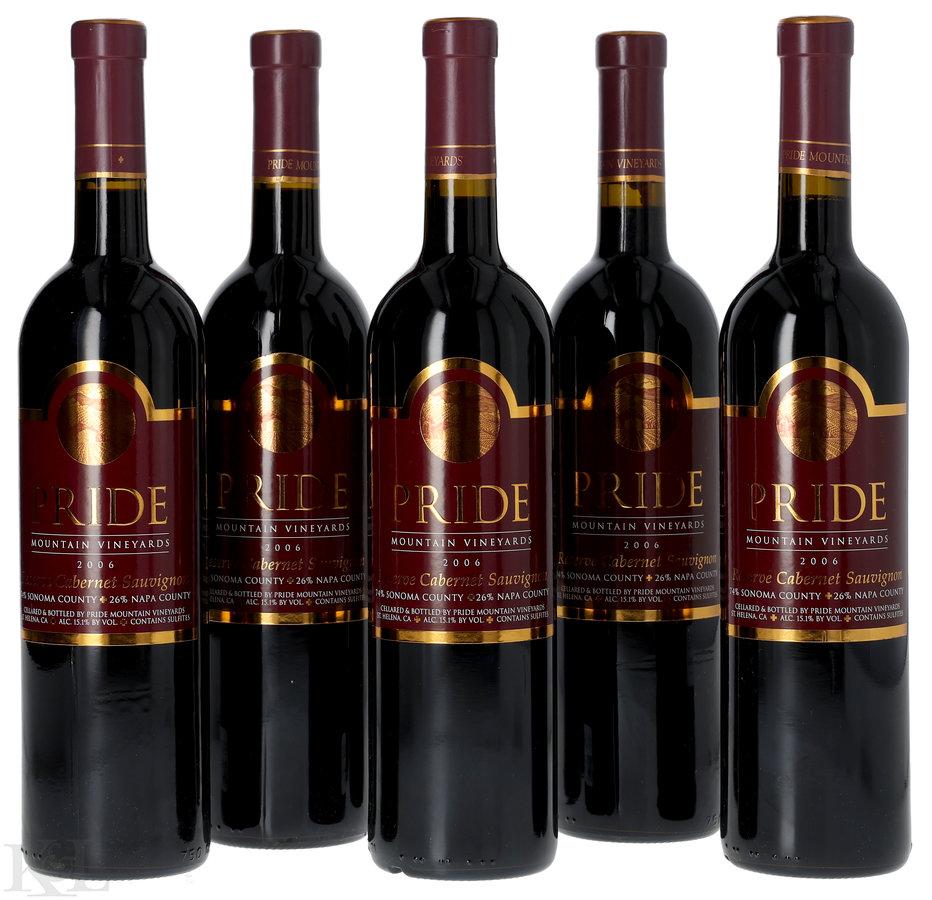 2006 Pride Mountain "Reserve" Sonoma/Napa Counties Cabernet Sauvignon