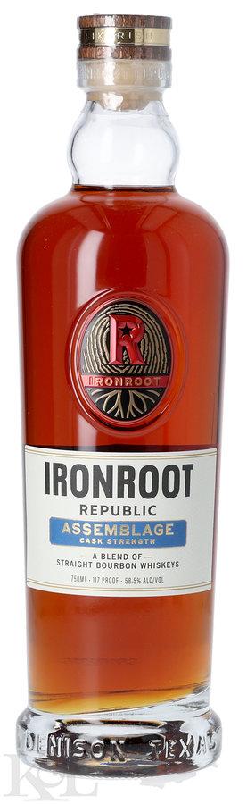 Ironroot Republic “Assemblage” Cask Strength Blended Kentucky Bourbon Whiskey