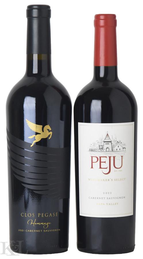 Clos Pegase & Peju Napa Valley Cabernet Sauvignon Tasting Lot