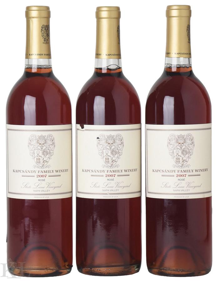 2007 Kapcsándy "State Lane Vineyard" Napa Valley Rosé